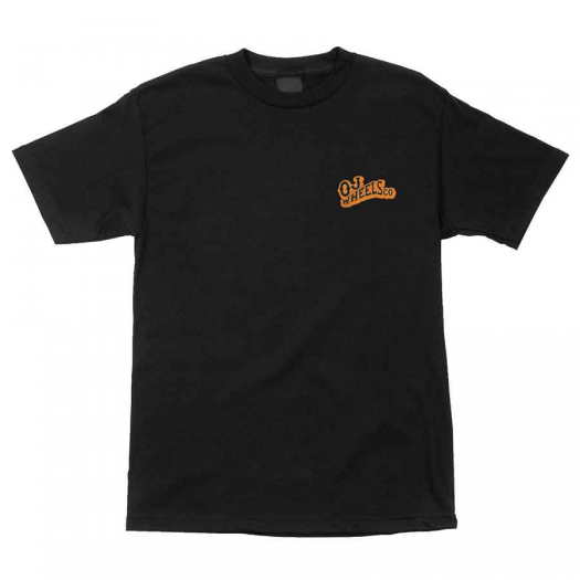 OJ WHEELS WESTERN T-SHIRT BLACK 