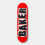 BAKER BRAND LOGO RED/BLACK DECK 8.475