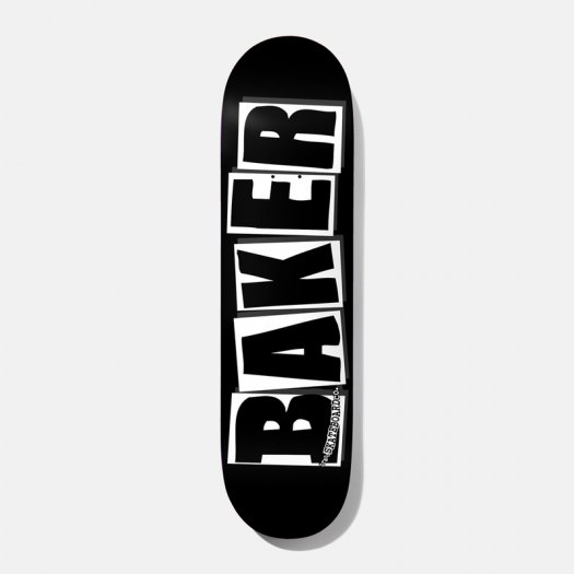 BAKER BRAND LOGO BLACK/WHITE DECK 8.475