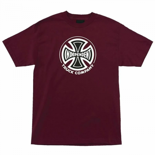 INDEPENDENT TRUCK CO S/S BURGUNDY