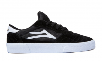 LAKAI CAMBRIDGE BLACK/WHITE SUEDE