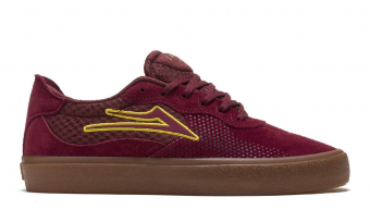 LAKAI ESSEX BURGUNDY SUEDE