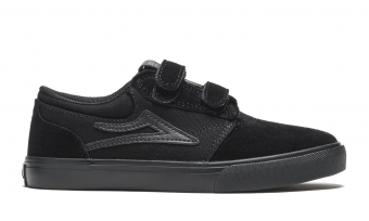 LAKAI GRIFFIN KIDS VS BLACK/BLACK SUEDE