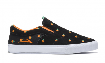 LAKAI OWEN VLK X LARRY JUNE BLACK/ORANGE SUEDE