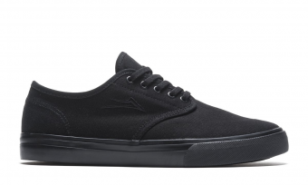 LAKAI OXFORD BLACK/BLACK CANVAS