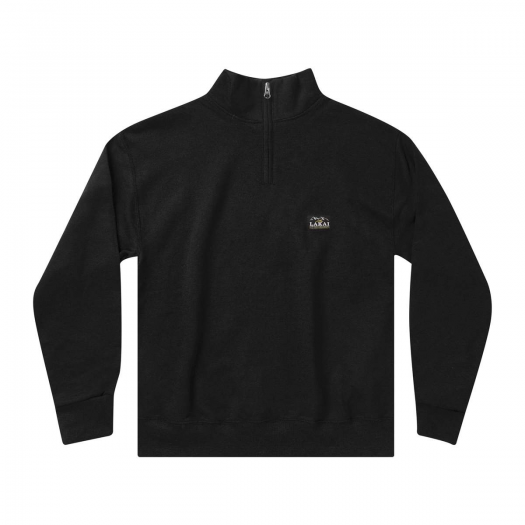 LAKAI SEASON QUARTER ZIP BLACK