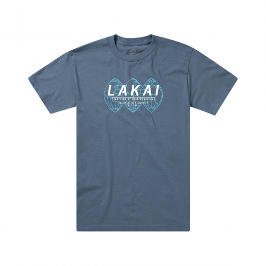 LAKAI UNIVERSAL T-SHIRT STONEWASH BLUE