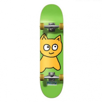 MEOW BIG CAT GREEN SK8 COMPLETE 7.5”