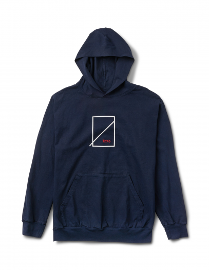 NUMBERS EDT.3 EMB. EDITION SYMBOL - HOODED JERSEY NAVY