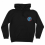 OJ WHEELS BRUSH LOGO P/O HOODED LIGHTWEIGHT SWEATSHIRT BLACK