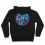 OJ WHEELS BRUSH LOGO P/O HOODED LIGHTWEIGHT SWEATSHIRT BLACK