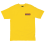 OJ WHEELS TWO TONE T-SHIRT YELLOW
