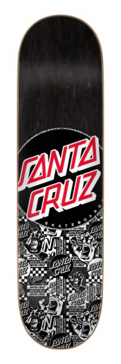 SANTA CRUZ FLIER HAND COLLAGE 7PLY BIRCH DECK 8.125
