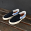 TRUE ONE SHOOT SLIP ON BLACK/BRIGHT BLUE SUEDE