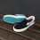 TRUE ONE SHOOT SLIP ON BLACK/BRIGHT BLUE SUEDE