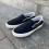 TRUE ONE SHOOT SLIP ON BLACK/DARK GREEN SUEDE