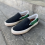 TRUE ONE SHOOT SLIP ON BLACK/GREEN SUEDE