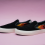 TRUE ONE SHOOT SLIP ON BLACK/WHITE FLAME SUEDE