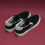 TRUE ONE SHOOT SLIP ON BLACK/WHITE/BLACK SUEDE