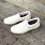 TRUE ONE SHOOT SLIP ON WHITE/WHITE CANVAS