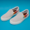 TRUE ONE SHOOT SLIP ON WHITE/WHITE FLAME SUEDE