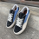 TRUE STRIKE BLACK/BRIGHT BLUE SUEDE