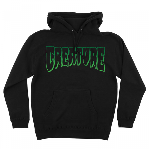 CREATURE LOGO OUTLINE P/O HOODIE BLACK