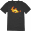 EMERICA TRIANGLE BLAZE TEE BLACK