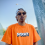 POINT BIG LOGO TEE ORANGE