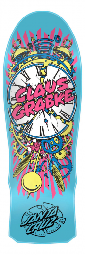 SANTA CRUZ GRABKE EXPLODING CLOCK REISSUE DECK 10.0